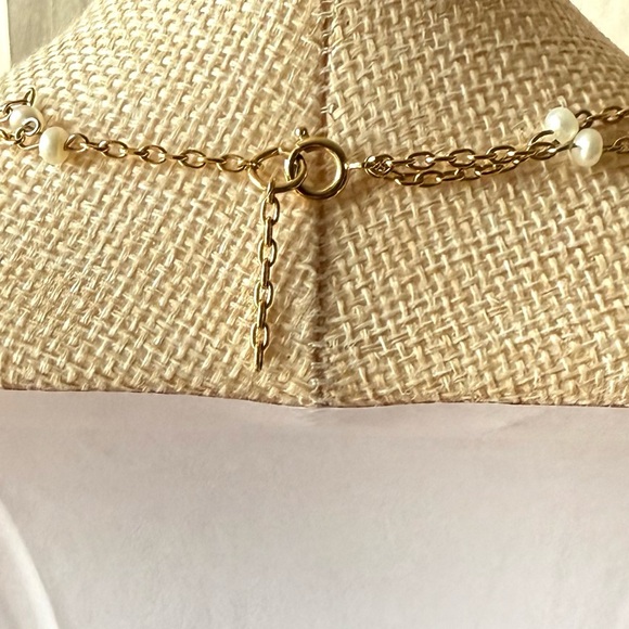 Vintage Gold and Purple Necklace - Picture 3 of 4